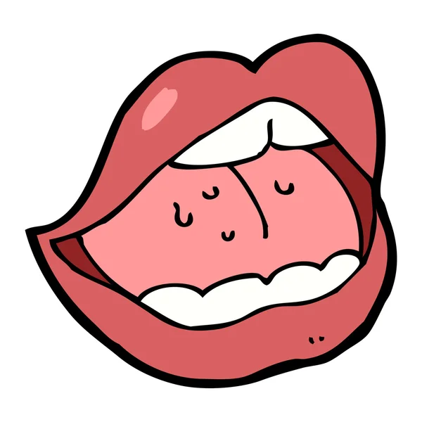 Карикатурный рот — стоковый вектор
