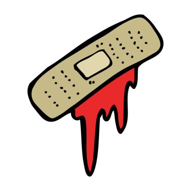 karikatür elastik yama