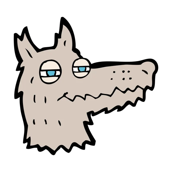 Cartone animato lupo mannaro — Vettoriale Stock