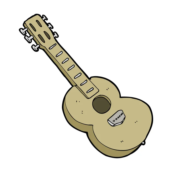 Cartoon guitar — Stock Vector
