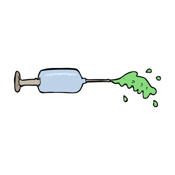 Squirting medical needle — Stock Vector