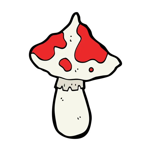 Cartoon toadstool — Stock Vector