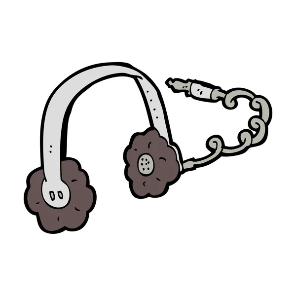 Cartoon headphones — Stock Vector