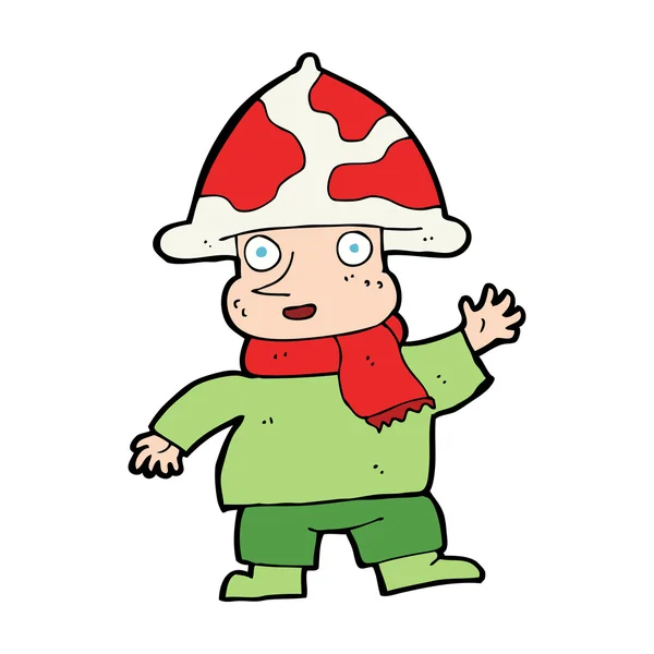 Cartoon gnome — Stock Vector © lineartestpilot 19584285