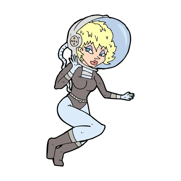 Sexy astronaute — Image vectorielle