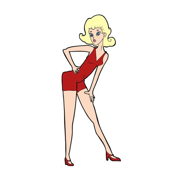 Sexy Blond — Stockvector