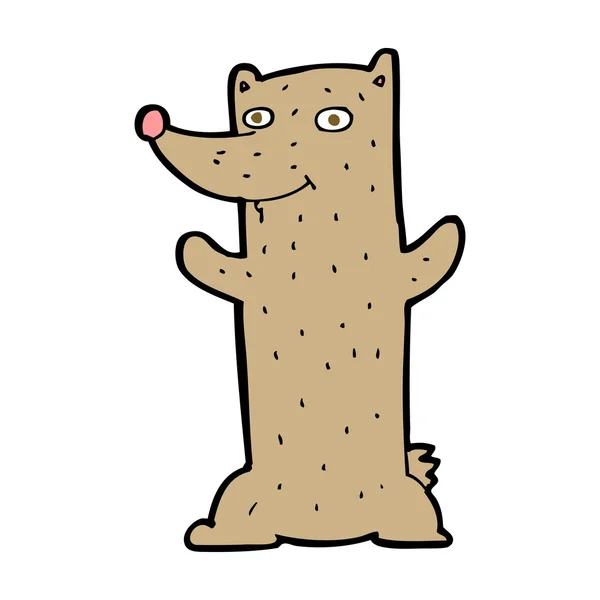 Tecknad brun djur — Stock vektor