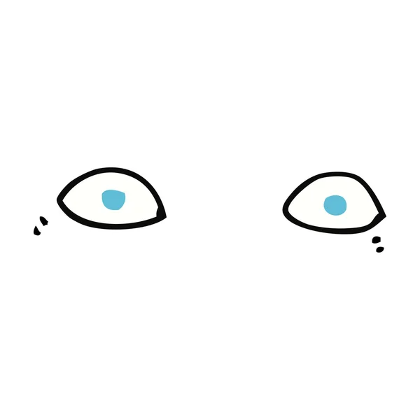 Yeux de bande dessinée — Image vectorielle