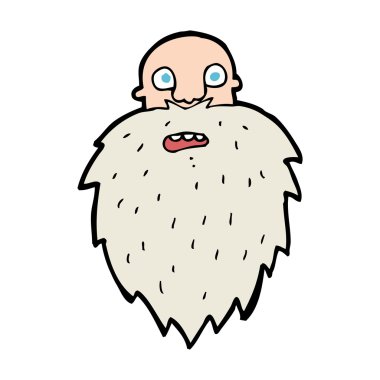 sakallı adam çizgi film