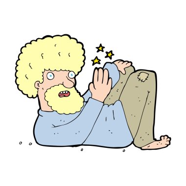 karikatür hippi erkek