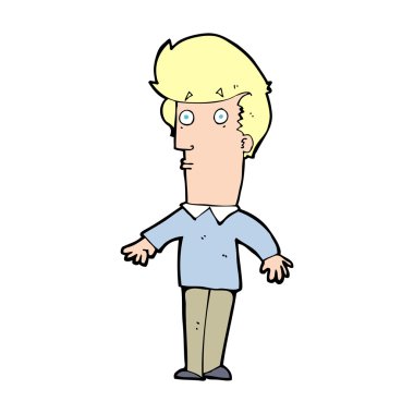 irkilmiş adam çizgi film