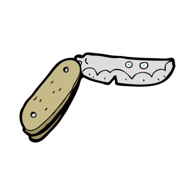 karikatür mutfak eşyaları