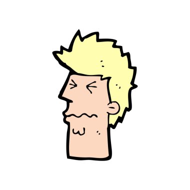 Çizgi film yüzünden gerginim.