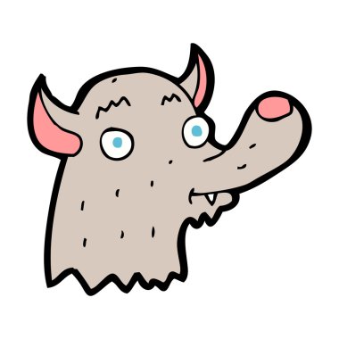 karikatür mutlu kurt