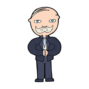 caroton ihtiyar bıyıklı