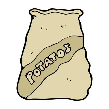 karikatür patates