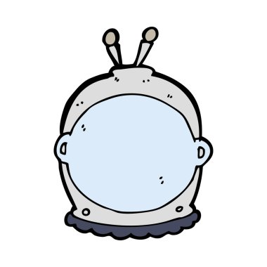 çizgi film uzay kaskı