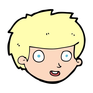 mutlu yüzünü cartoon