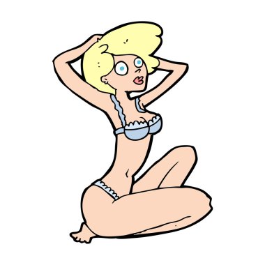 karikatür iç giyim modeli