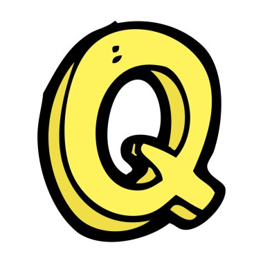 karikatür harf q