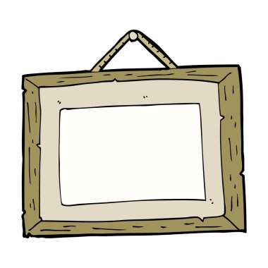 karikatür resim çerçevesi