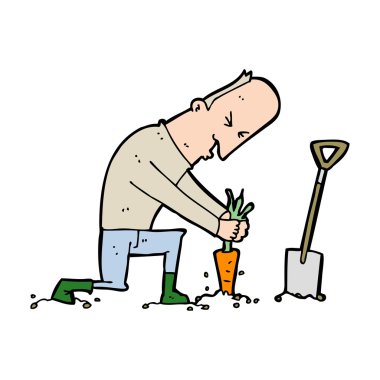 karikatür bahçıvan