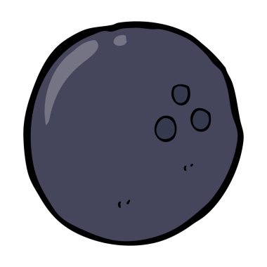 karikatür bowling topu