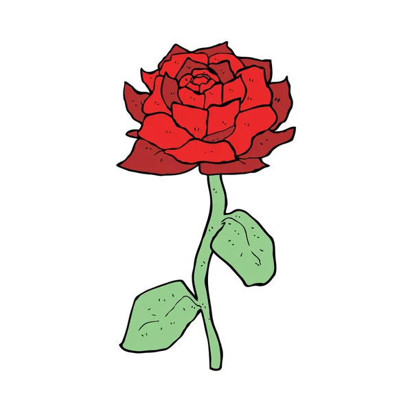 Kreskówka róża — Wektor stockowy
