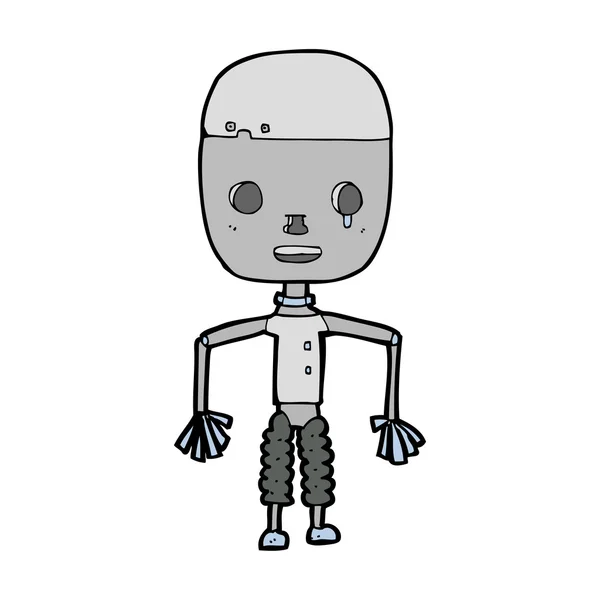 Robot de dibujos animados — Archivo Imágenes Vectoriales