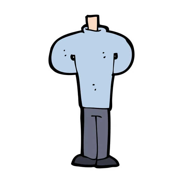 Cartoon Body Standing Still (Mix and Match Cartoons oder fügen Sie eigene — Stockvektor
