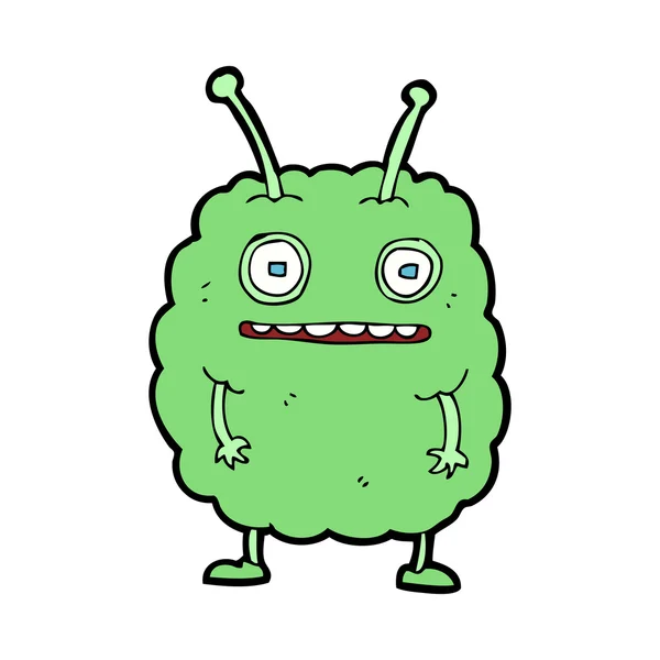 Cartone animato divertente mostro alieno — Vettoriale Stock
