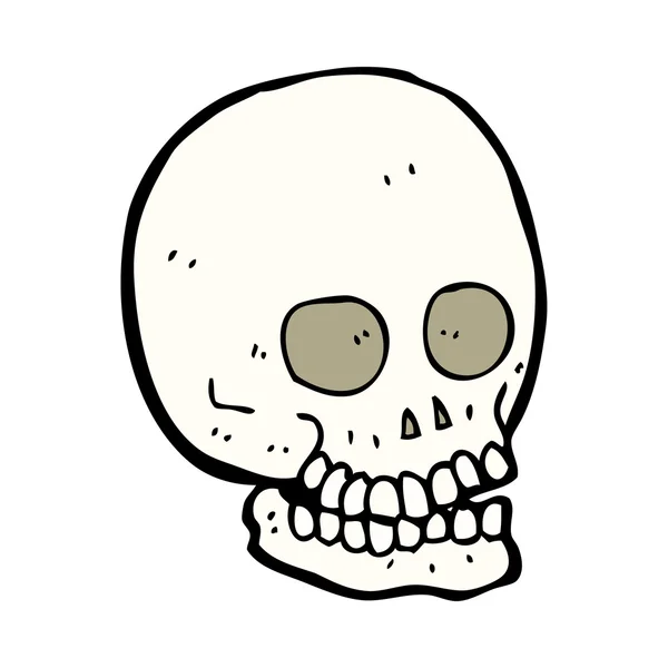Cartoon schedel — Stockvector