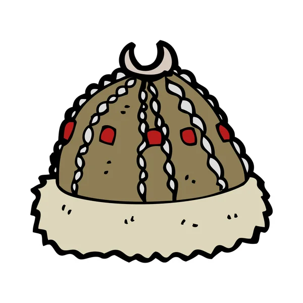 Cartoon mittelalterlicher Hut — Stockvektor