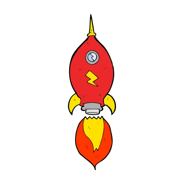 Cartoon rocket — Stock Vector