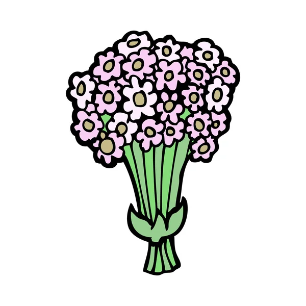 Kreslené květiny — Stockový vektor