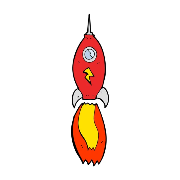 Cartoon rocket — Stock Vector