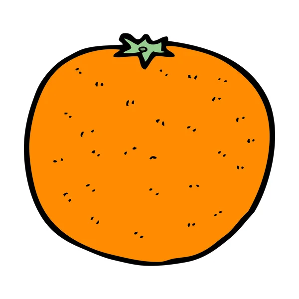 Cartoon oranje — Stockvector