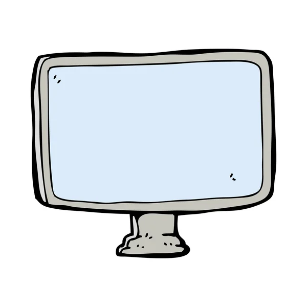 Cartoon computerscherm — Stockvector