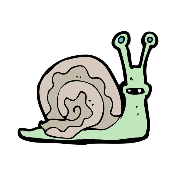 Escargot de bande dessinée — Image vectorielle