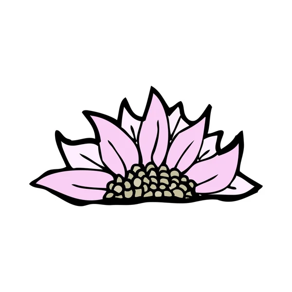 Flor de dibujos animados — Vector de stock