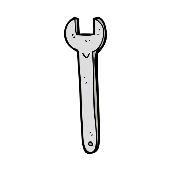 Karikatür somun anahtarı — Stok Vektör