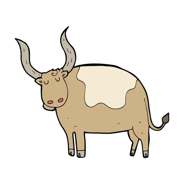 Cartoon ox — Stockvector