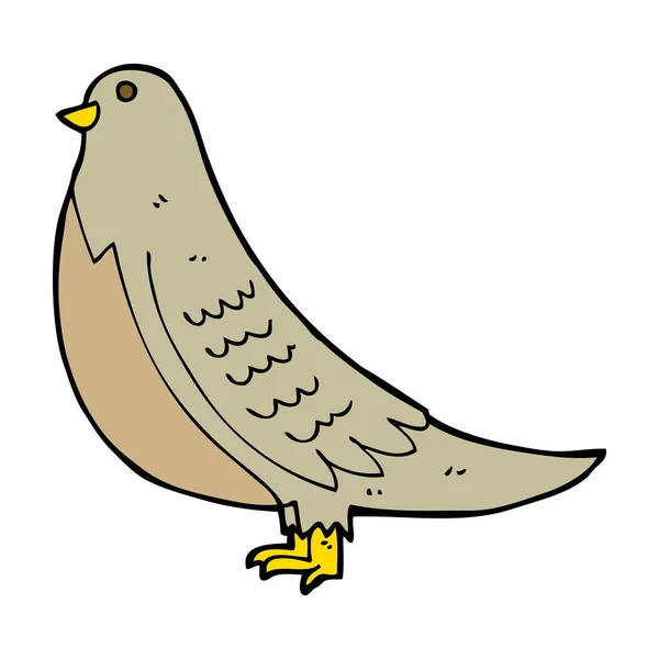 Cartoon gemeenschappelijk vogel — Stockvector