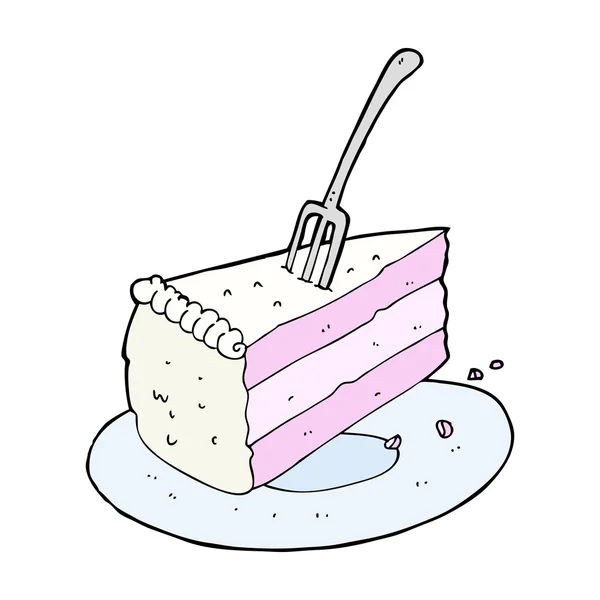 Kreslený dort — Stockový vektor