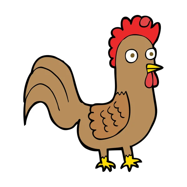 Gallo de dibujos animados — Vector de stock