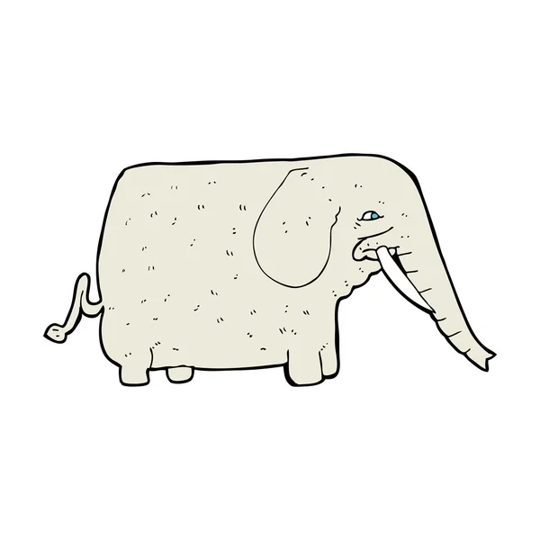 Cartoon grote olifant — Stockvector