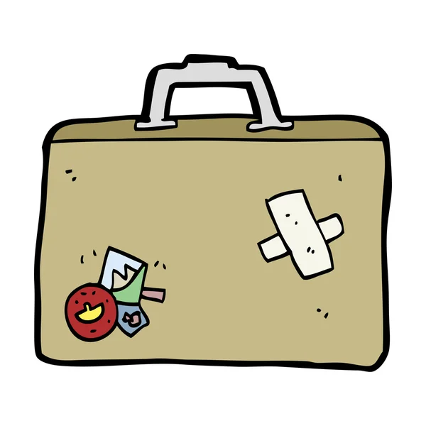Kreslený zavazadla — Stockový vektor