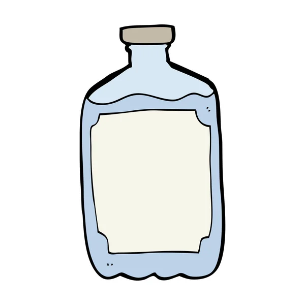 Μπουκάλι νερό κινούμενων σχεδίων — Διανυσματικό Αρχείο