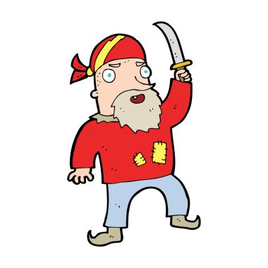 Cartoon piraat