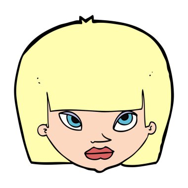 karikatür rahatsız kadın